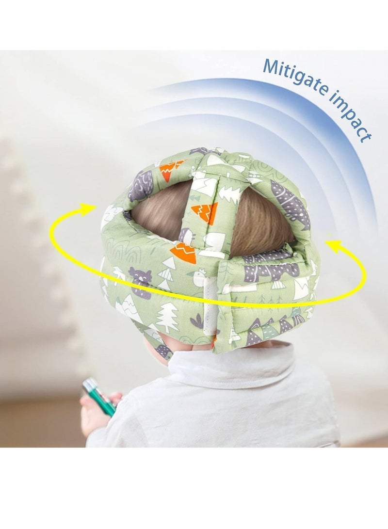 ممز بلانيت خوذة أمان لحمايه الرأس للأطفال ، مصنوعة القطن الصديق للبشرة، خفيفة الوزن وجيدة التهوية عمر 6 أشهر إلى 5 سنوات، هديه قيمه للأطفال - Image 5